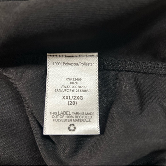 Athletic Works Holiday T Shirt Women’s 2X 20 Long Sleeve Christmas Text Wicking - Picture 7 of 12